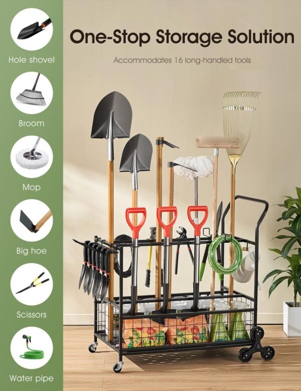Garden Tool Storage Cart