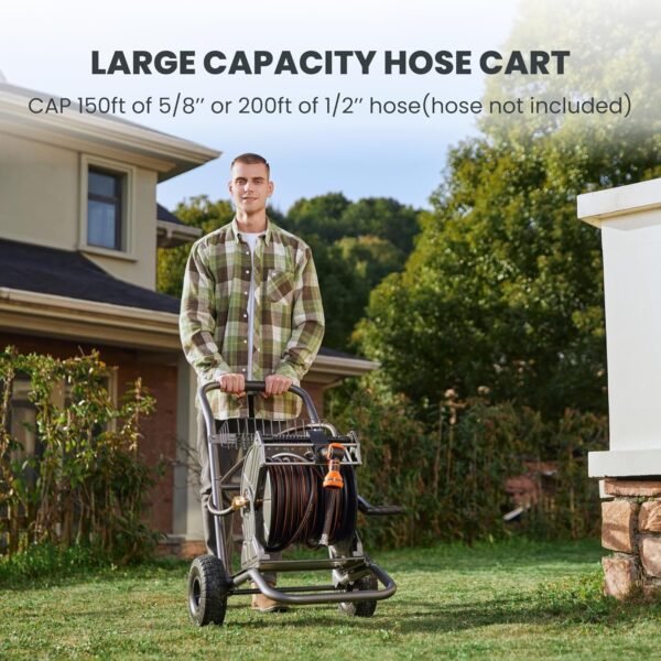 Garden Hose Reel Cart